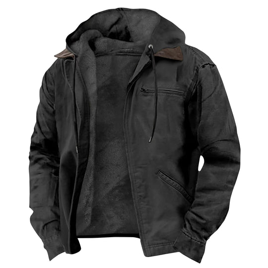 Hugo – Sherpa-Lined Hooded Jacket for Men