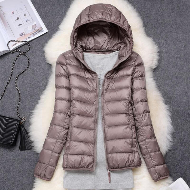 Vilde - Waterproof and Windproof Jacket Champagne For Woman