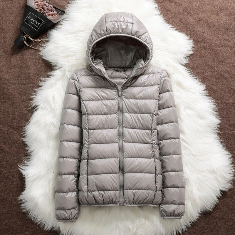 Vilde - Waterproof and Windproof Jacket Gray For Woman