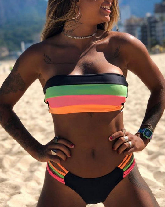 Avreya  – Sunset Bandeau Bikini for Women