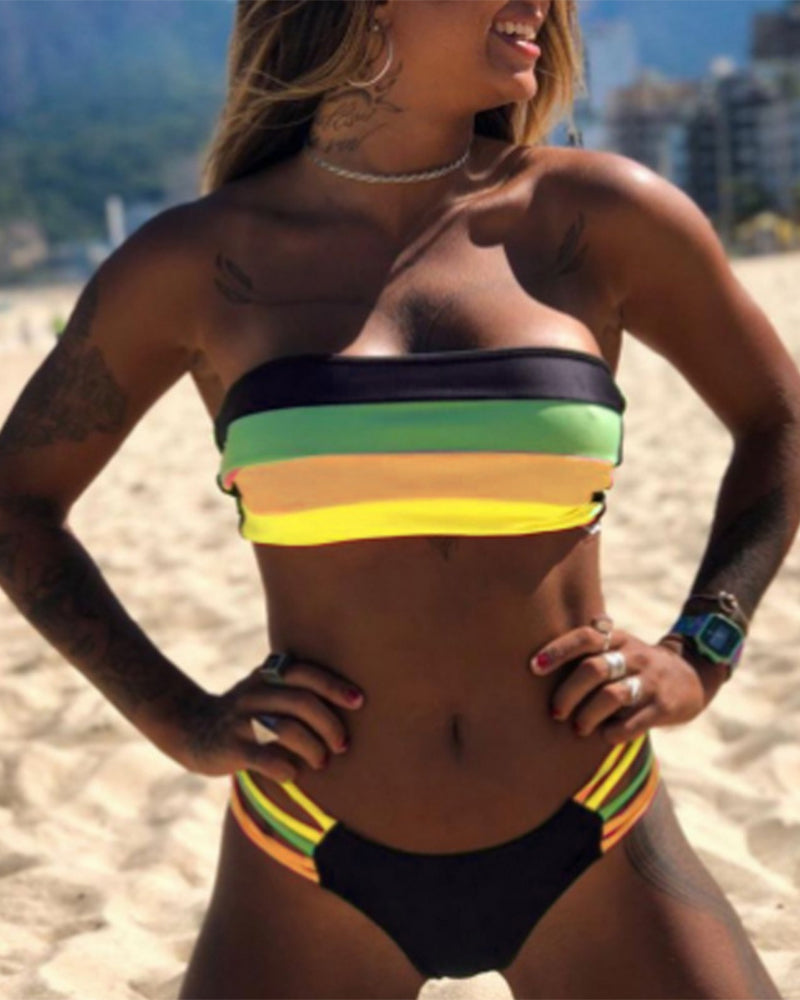 Avreya  – Sunset Bandeau Bikini for Women