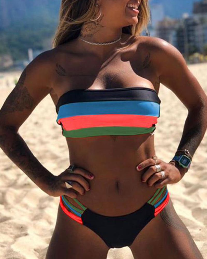 Avreya  – Sunset Bandeau Bikini for Women