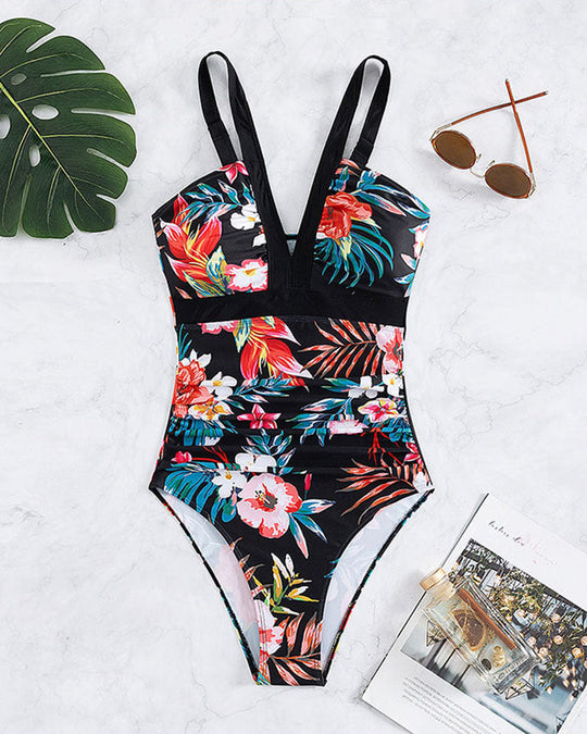 Larissa - Tropical Bloom Swimsuit for Women