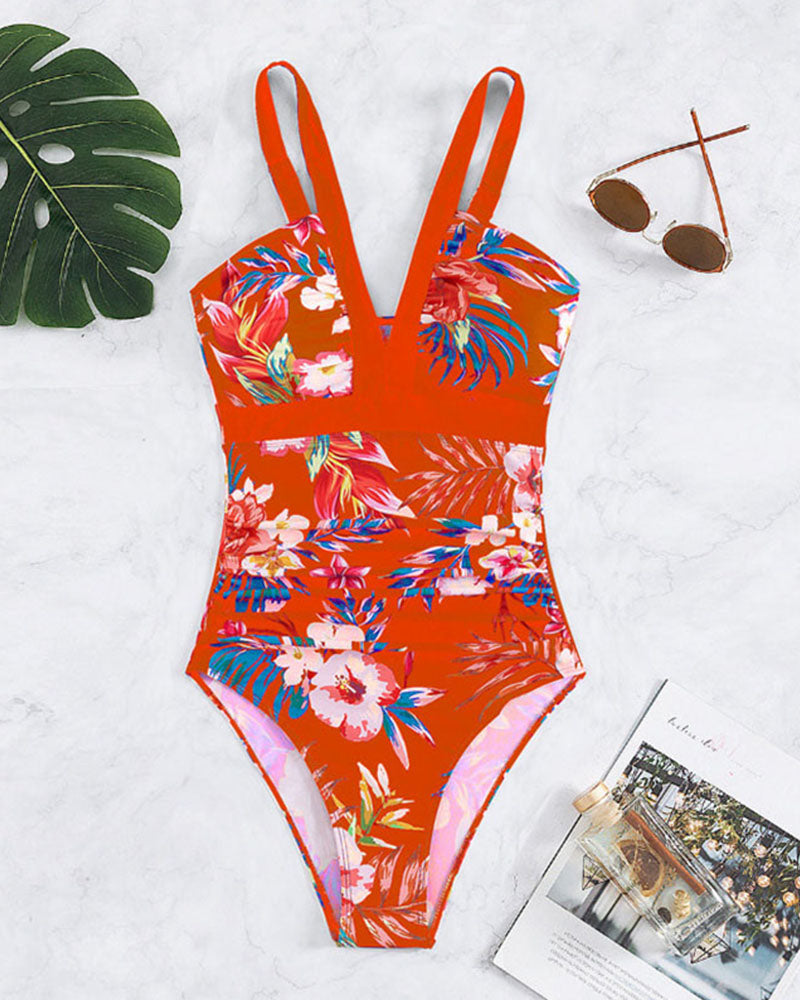 Larissa - Tropical Bloom Swimsuit for Women