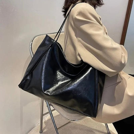 Fairuza – Oversized Leather Tote Bag for Women