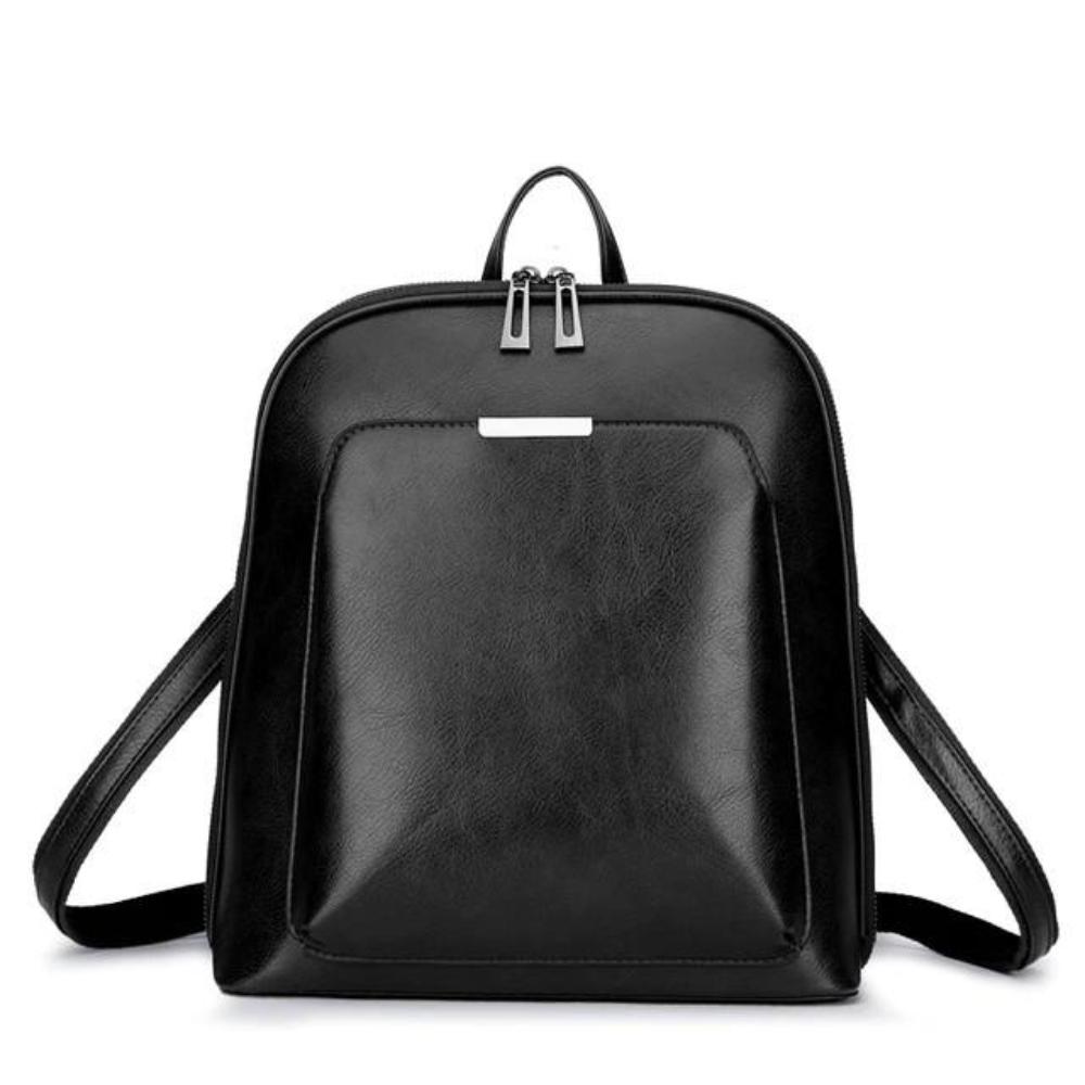 Classic Double-Zipper Backpack - Sleek Design