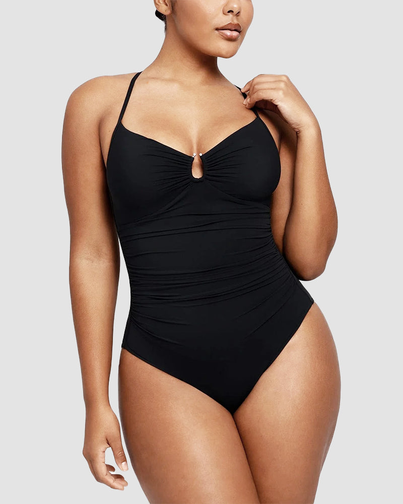 Marjatta – Sculpting Cross-Back Swimsuit