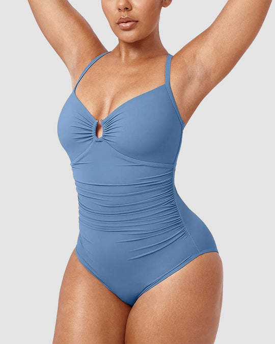 Marjatta – Sculpting Cross-Back Swimsuit