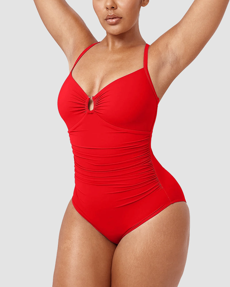 Marjatta – Sculpting Cross-Back Swimsuit