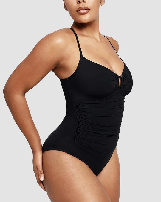 Marjatta – Sculpting Cross-Back Swimsuit
