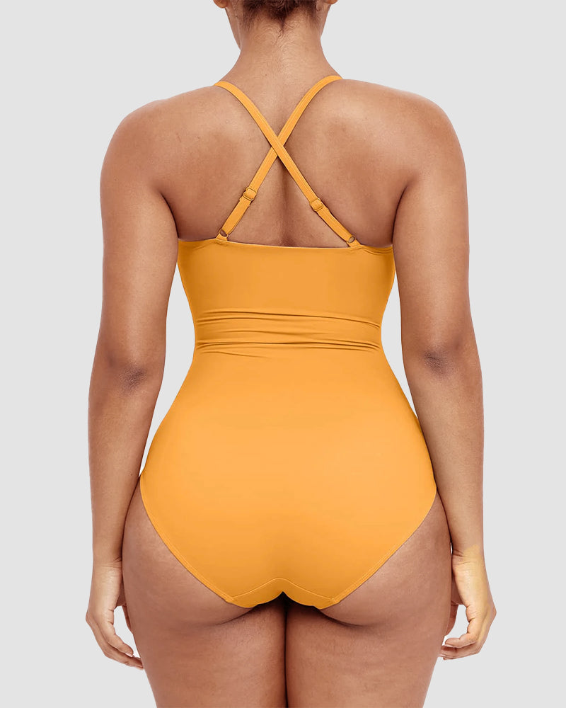 Marjatta – Sculpting Cross-Back Swimsuit