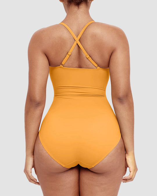 Marjatta – Sculpting Cross-Back Swimsuit