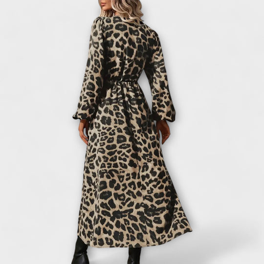Raphaela - WildMuse Leopard Print Dress