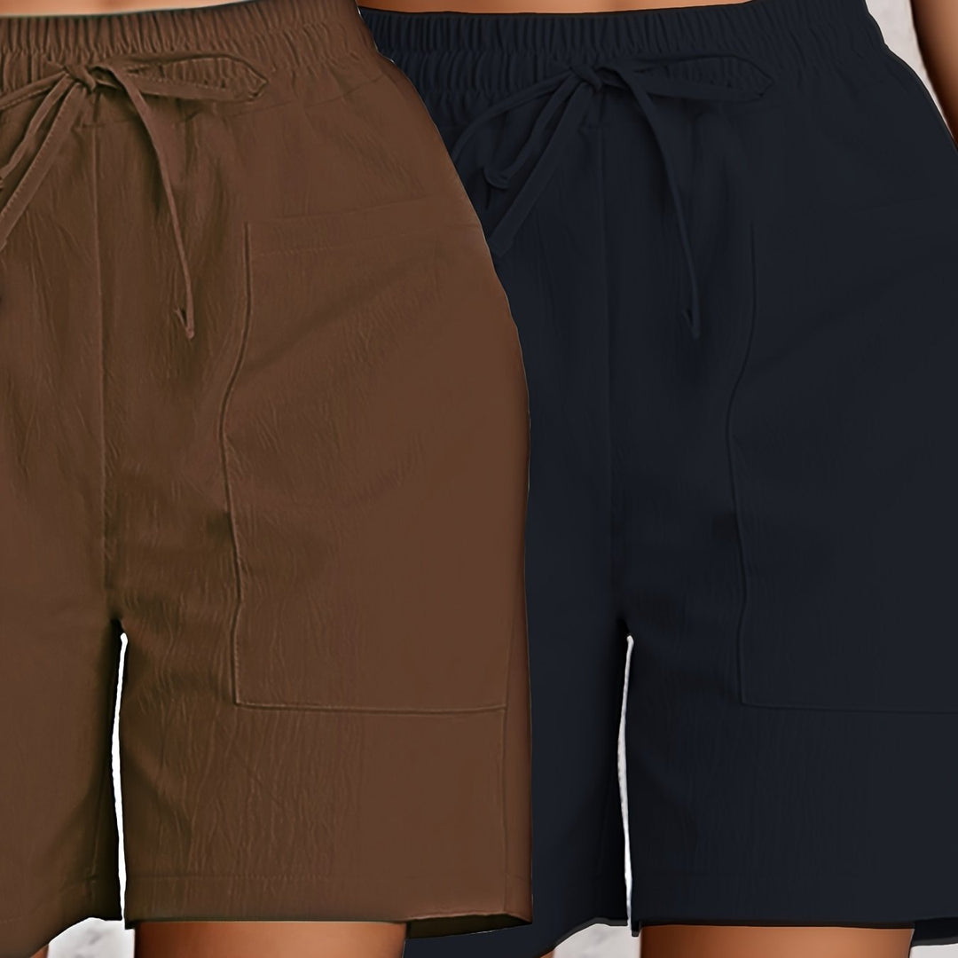 Mika – Lightweight Drawstring Shorts for Women