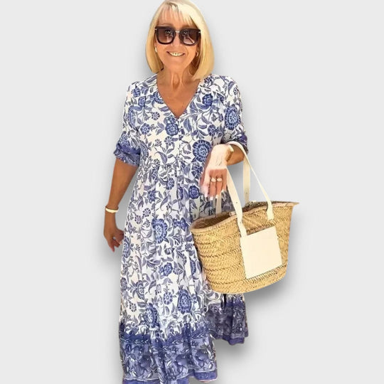 Mirelda – Summer Dress with Floral Lightness