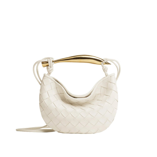 Maeve – Contemporary Woven Leather Shoulder Bag for Women