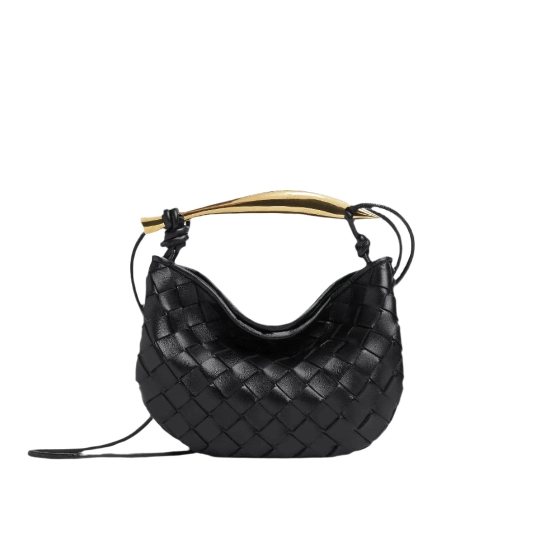 Maeve – Contemporary Woven Leather Shoulder Bag for Women