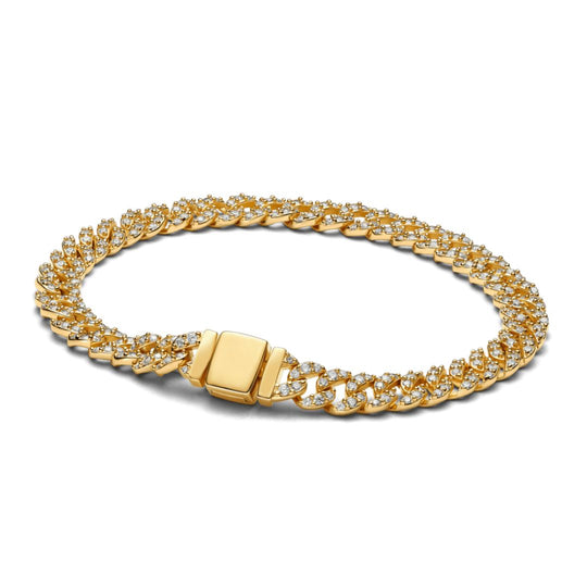 Elinor – Gold Cuban Link Bracelet for Women