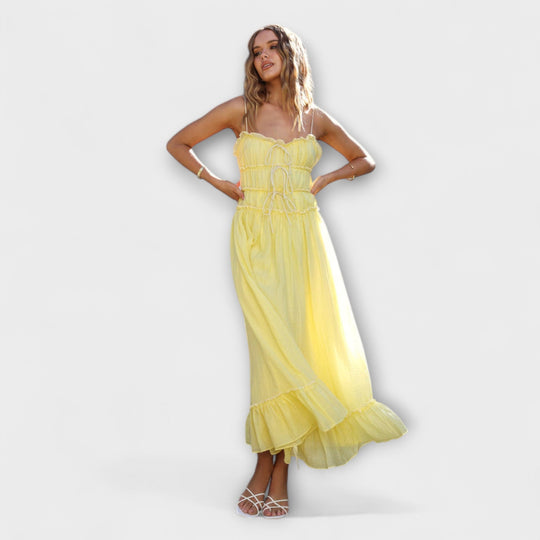 Auretta – Midi Dress with Playful Charm