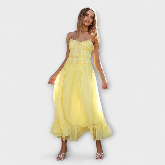 Auretta – Midi Dress with Playful Charm
