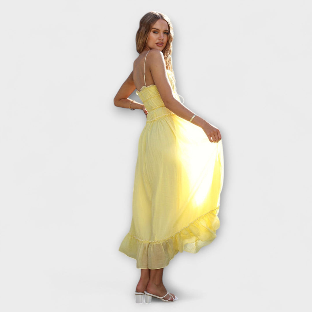 Auretta – Midi Dress with Playful Charm