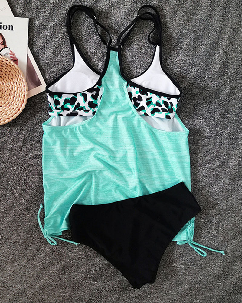 Ninel – Ruched Tankini Set for Women