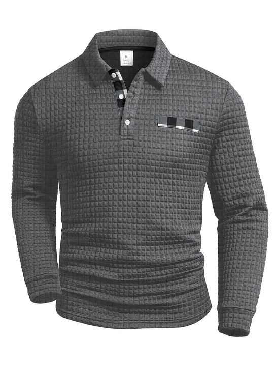 Enrique – Long-Sleeve Polo Shirt for Men