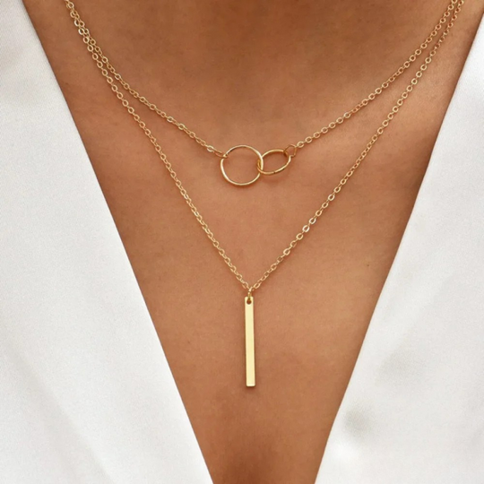 Mariam – Dual Harmony Layered Necklace