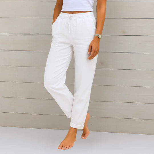Gessica – Lightweight Cotton Jogger Pants for Women