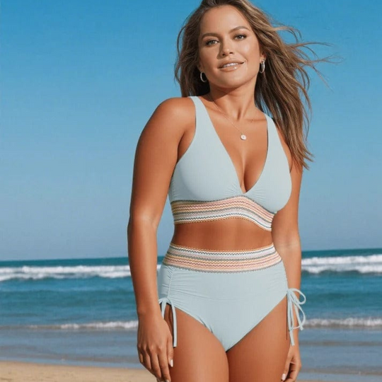 Pihla – Mesh-Panel Bikini Set
