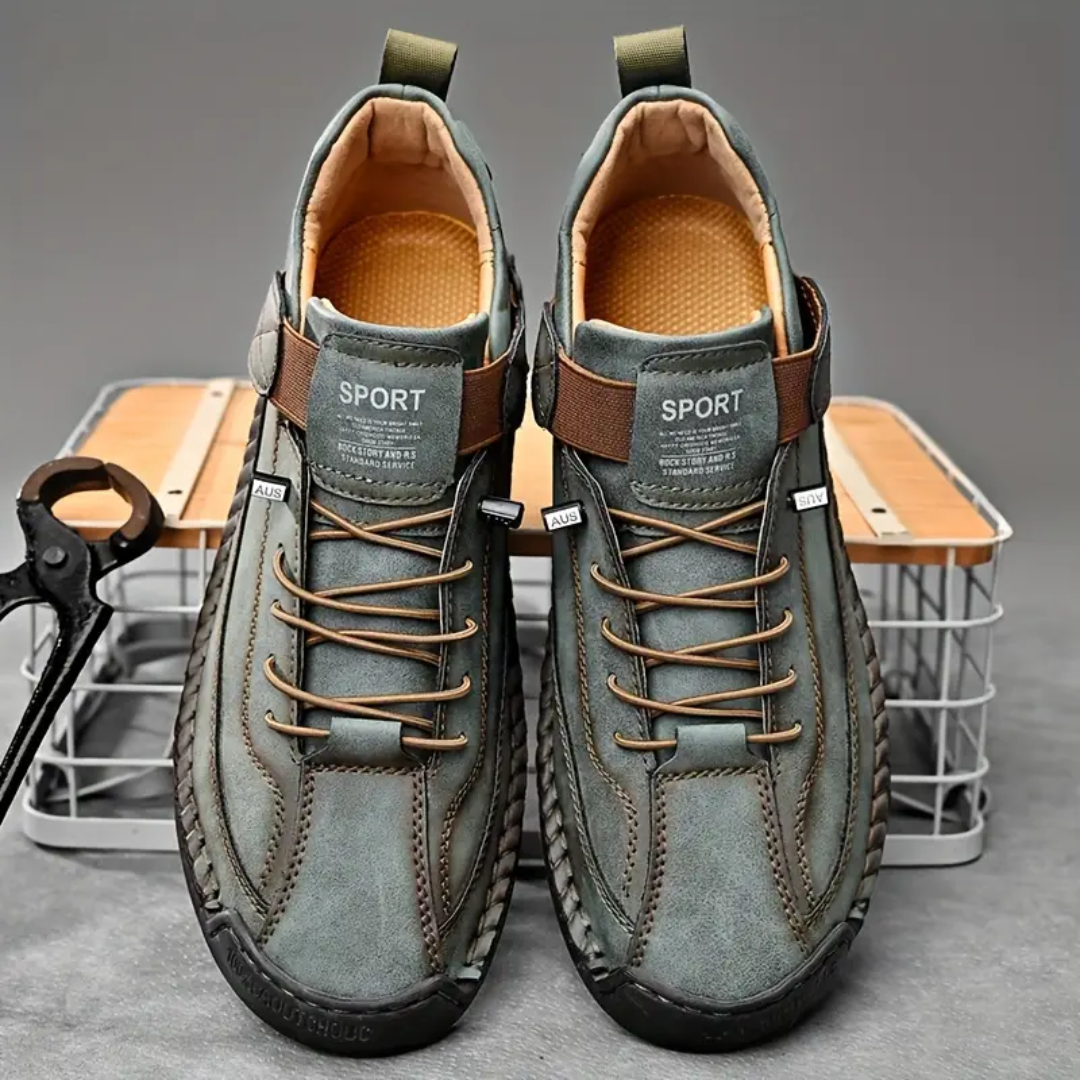 Aaron – Premium Leather Casual Sneakers for Men