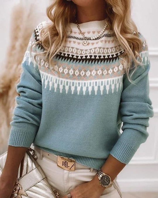 COSETTE | NORDIC PATTERN SWEATER