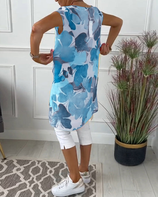 Norella – BreezePrint Cap Sleeve Tunic