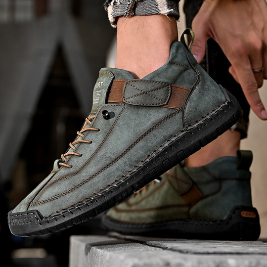 Aaron – Premium Leather Casual Sneakers for Men