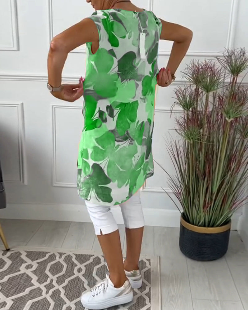 Norella – BreezePrint Cap Sleeve Tunic
