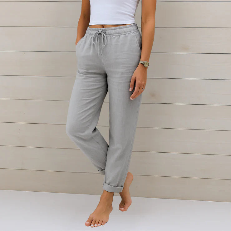 Gessica – Lightweight Cotton Jogger Pants for Women