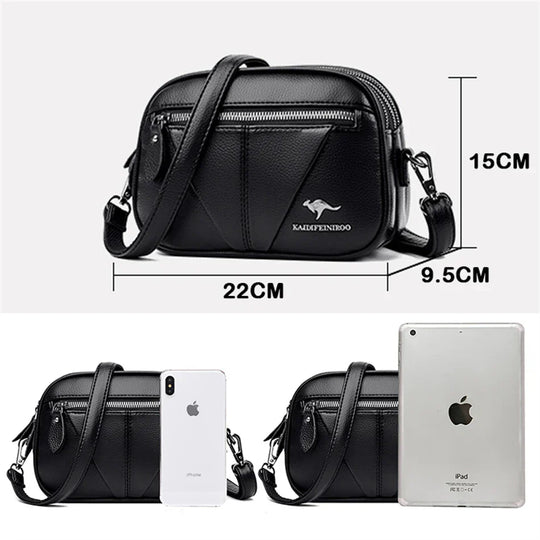 Gaby – Compact Leather Crossbody for Women