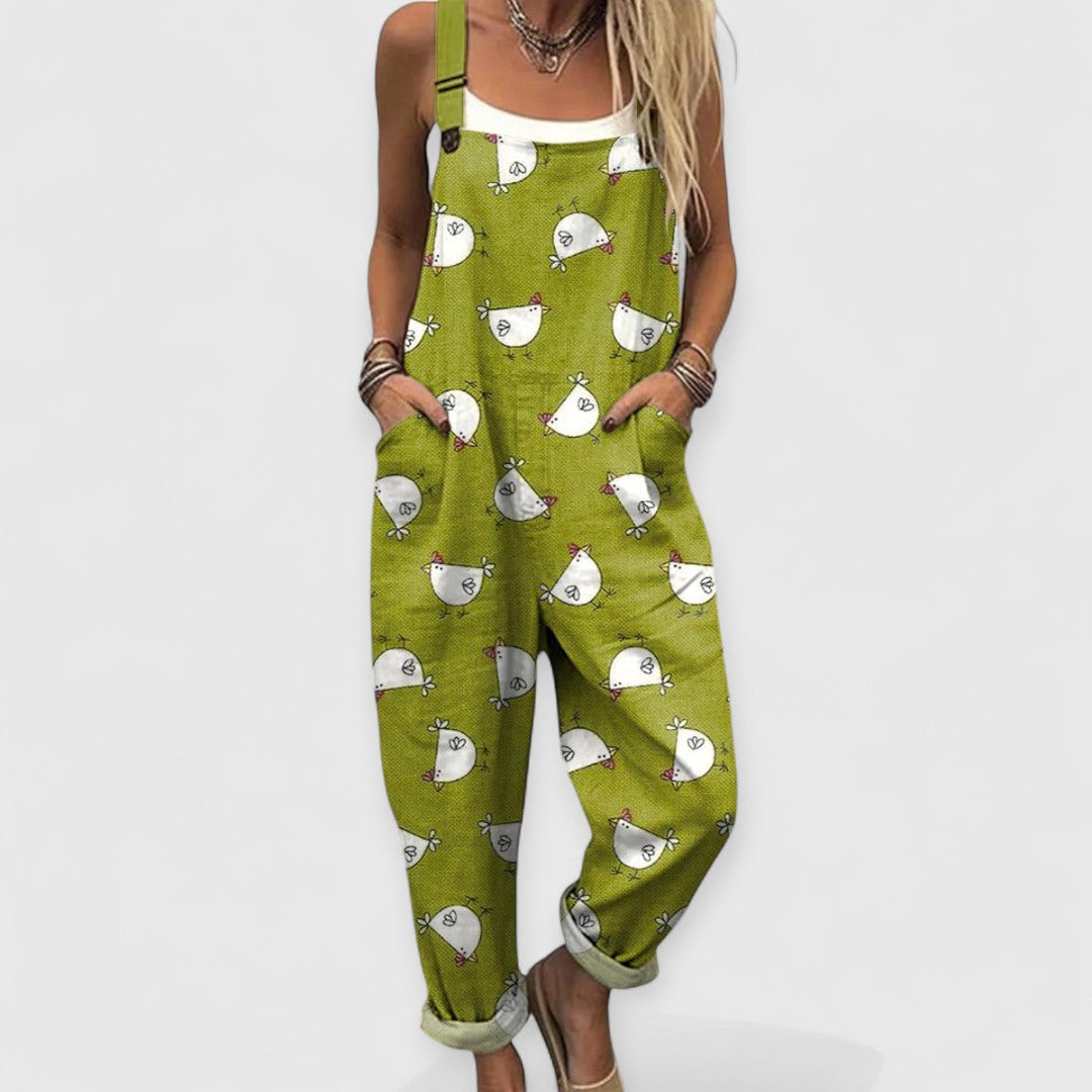 Althea | Women's Vintage Wide-Leg Jumpsuit