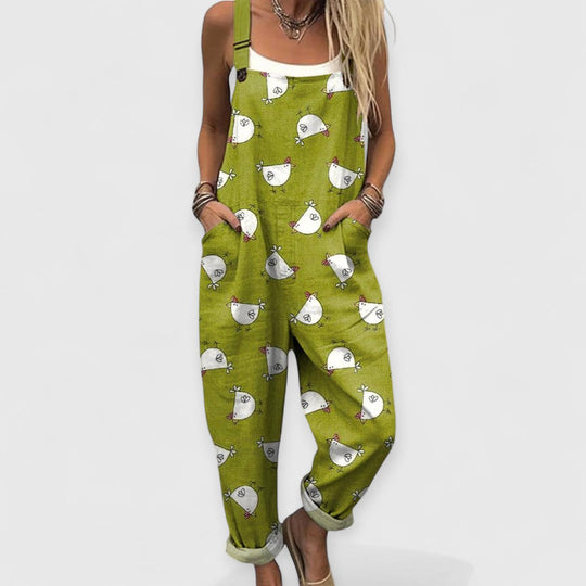 Althea | Women's Vintage Wide-Leg Jumpsuit