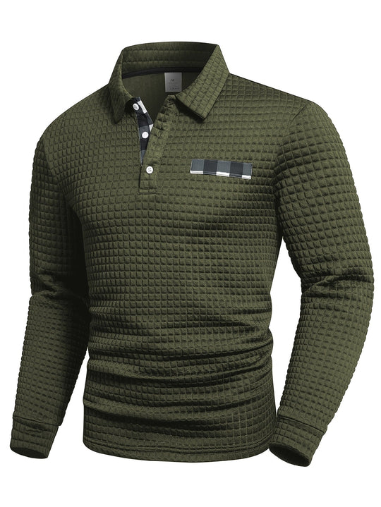 Enrique – Long-Sleeve Polo Shirt for Men