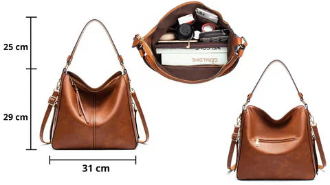 Hedda – Soft Leather Hobo Bag for Women
