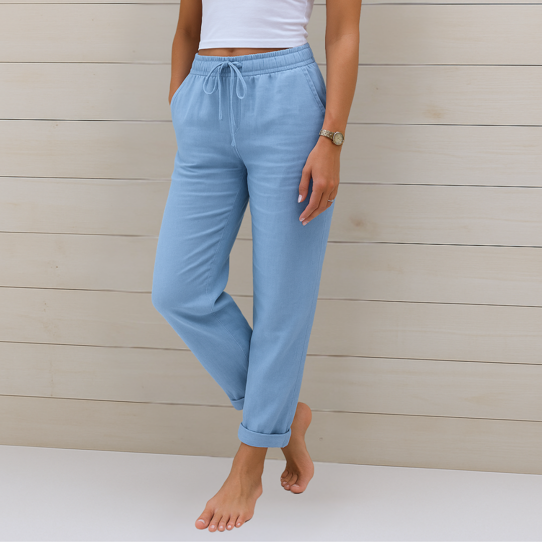 Sasha - AirLuxe Linen Stretch Pants
