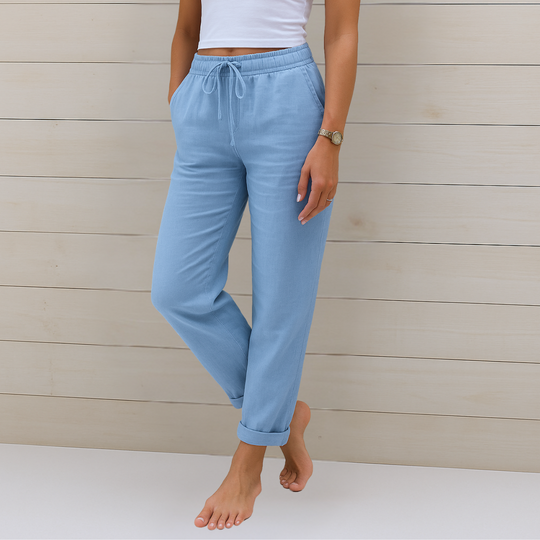 Sasha - AirLuxe Linen Stretch Pants