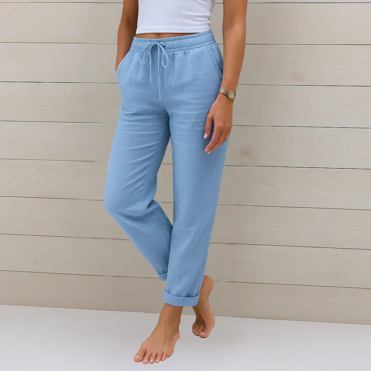 Gessica – Lightweight Cotton Jogger Pants for Women