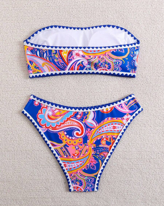 Vasilisa – Paisley Bandeau Bikini for Woman