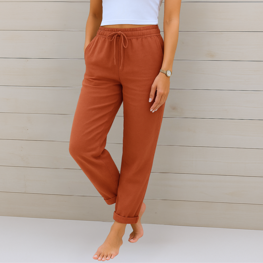 Sasha - AirLuxe Linen Stretch Pants
