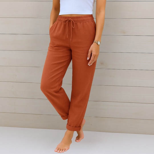 Sasha - AirLuxe Linen Stretch Pants