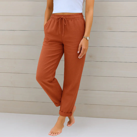 Gessica – Lightweight Cotton Jogger Pants for Women