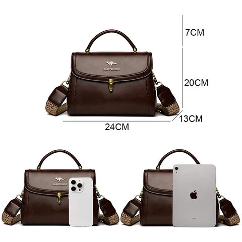 Staci – Timeless Leather Top-Handle Bag for Women
