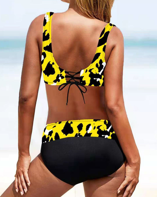 Alyona  – Graphic Print Bikini Set for Women